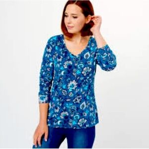 J Jason Wu Long Sleeve V-Neck Blouse XS